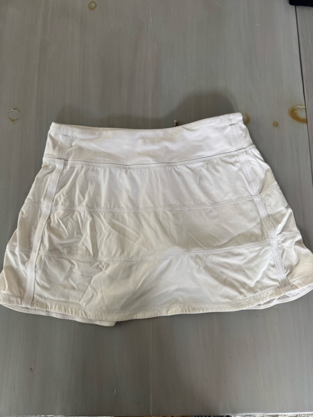 lululemon athletica White Performance Mini Skirt